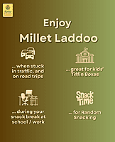 Millet Laddoo - 200 g | with Jaggery | Vegan | Gluten Free