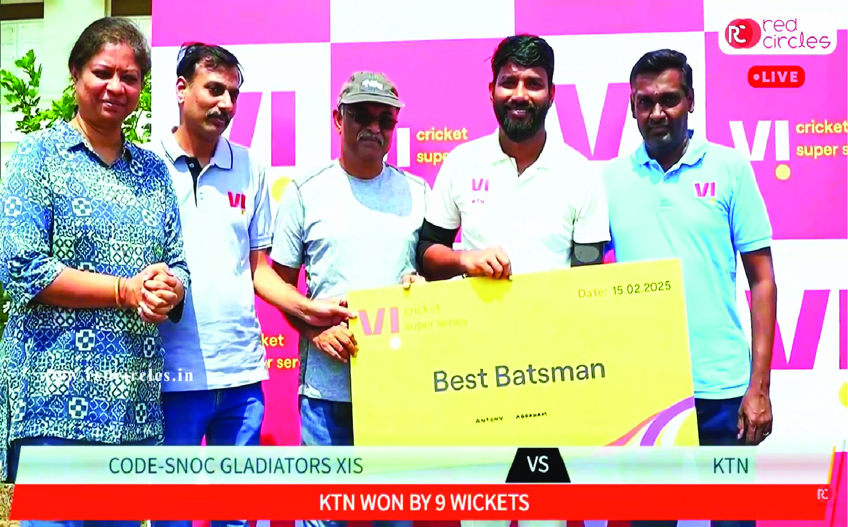 CRICKET LIVE STREAMING - Vi 2025