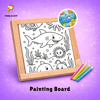 friendly Shark Coloring