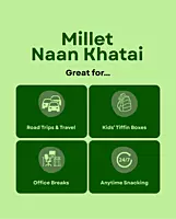 Millet Naan-Khatai - 200 g | with Cow Ghee | Gluten Free