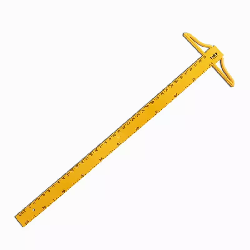 Janrax 100cm Tâ€‘Square for Teachers â€“ ABS Ruler with Handle