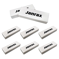 Pack of 10 PVC Rectangular Erasers
