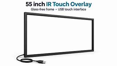 IR Touch Overlay 55 inch Glass-Free Infrared Touch Frame (USB) IR Touch Overlay 55 inch Glass-Free Infrared Touch Frame (USB)