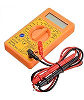 LCD Display Digital Multi-meter Digital Multimeter (Yellow Color)