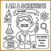 I Am a Scientist – Colour & Frame Kit