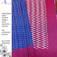 IKKAT MERCERISED COTTON SAREE BGHSDIC23321 IKKAT MERCERISED COTTON SAREE BGHSDIC23321