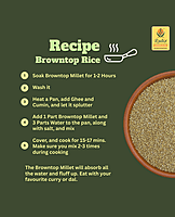 Browntop Millet | Unpolished and Roasted