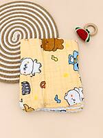 6-Layer Muslin Cotton Colour Bath Towel – 100 × 50 cm – Assorted Designs 6-Layer Muslin Cotton Colour Bath Towel – 100 × 50 cm – Assorted Designs
