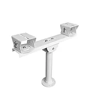 CCTV Camera Stand (Metal) 1 to 2 Horizontal Cross Bar Dual Camera Mount | Bracket for Double CCTV Surveillance Camera CCTV Camera Stand (Metal) 1 to 2 Horizontal Cross Bar Dual Camera Mount | Bracket for Double CCTV Surveillance Camera