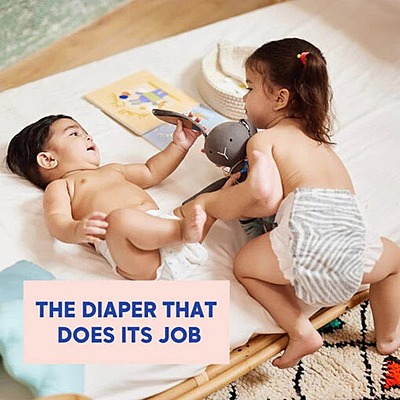 Kim & Kimmy Eco-friendly Baby Tape/ Velcro Diapers, NewBorn, Upto 5Kg Kim & Kimmy Eco-friendly Baby Tape/ Velcro Diapers, NewBorn, Upto 5Kg