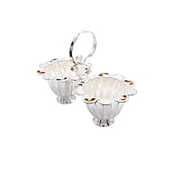 Silver Haldi Kumkum Holder