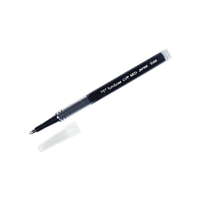 TOMBOW 0.7MM ZOOM ROLLERBALL PEN REFILL, BLACK
