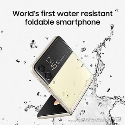 Samsung Galaxy Z Flip3 5G (Cream, 8GB RAM, 256GB