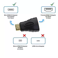 HDMI (F) to Mini HDMI (M) Adapter