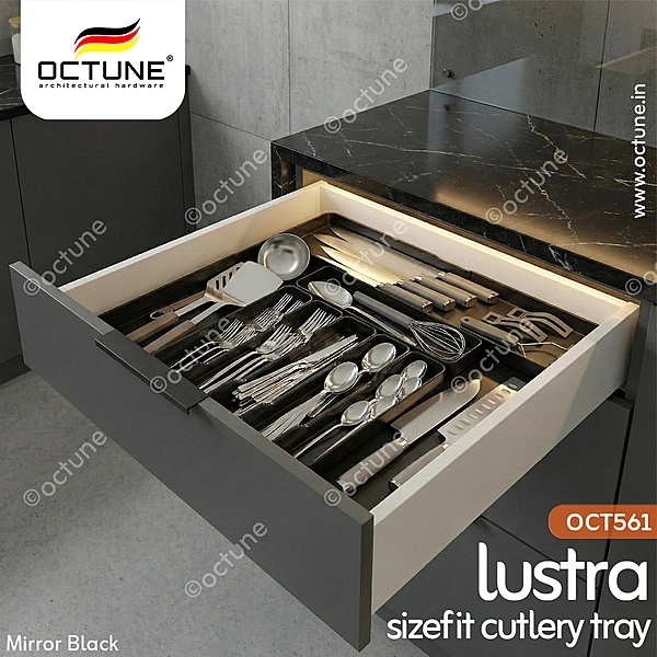Octune Lustra Sizefit Cutlery Tray