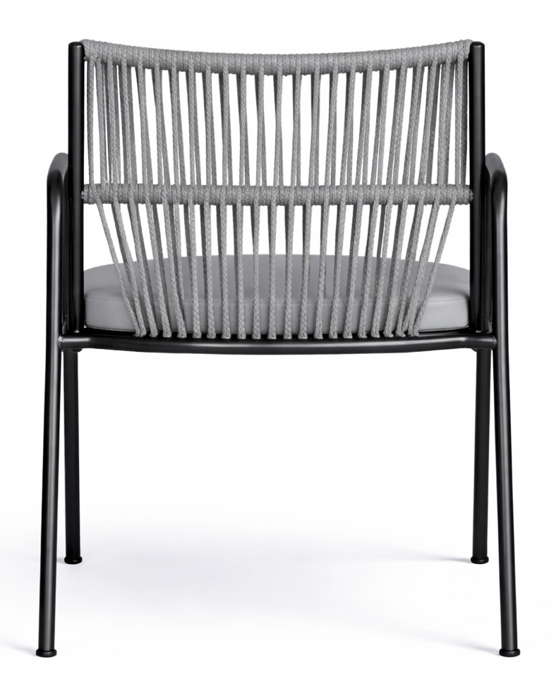 Crema Outdoor Accent Patio Weaving Chair Set of 2