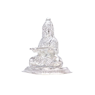 Silver Annalakshmi Idol