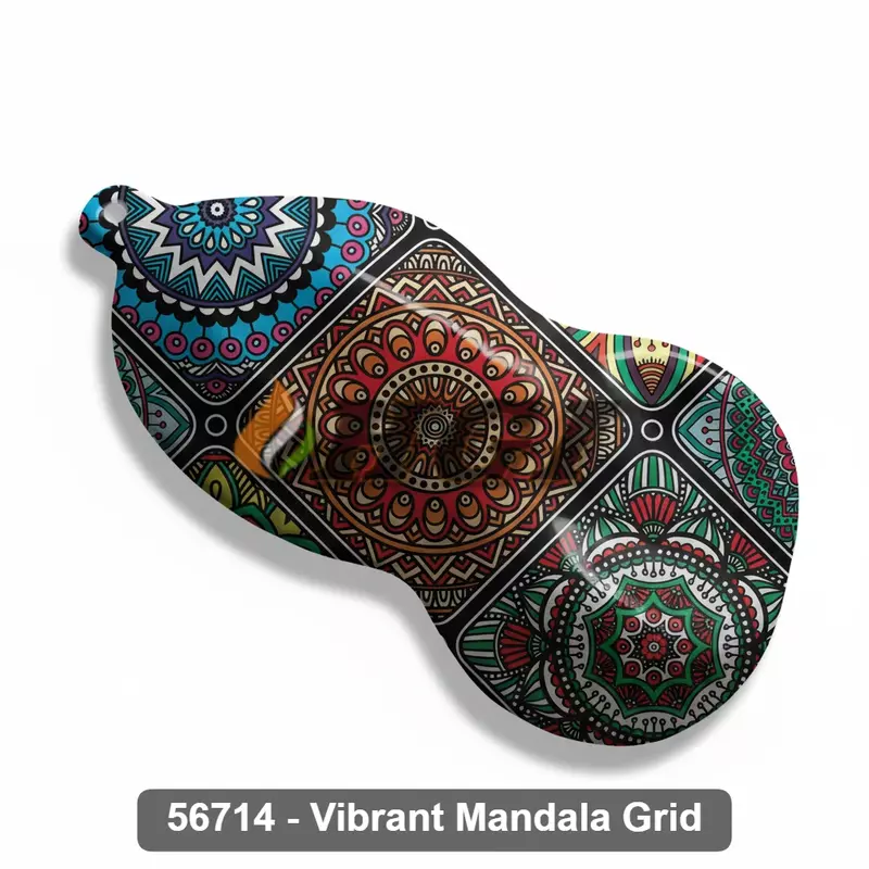 56714 Vibrant Mandala Grid