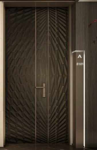 Modern Luxe: 3D HDHMR Door with Deco Pain Modern Luxe: 3D HDHMR Door with Deco Pain