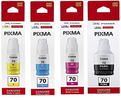Canon Pixma GI-70 set of 4 bottle (Bk/C/Y/M)