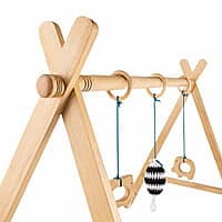 Wooden Baby Play Gym – First Reach Montessori Activity Gym