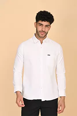 Men's Formal Shirt - White