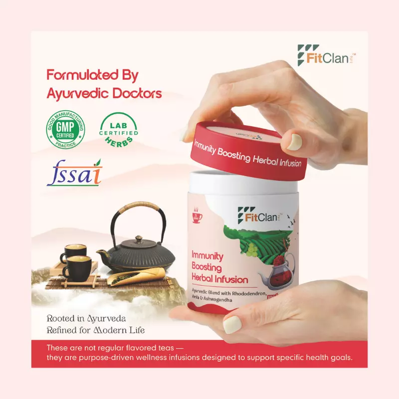 Immunity Boosting Herbal Tea | Ayurvedic Blend with Amla, Ashwagandha & Turmeric