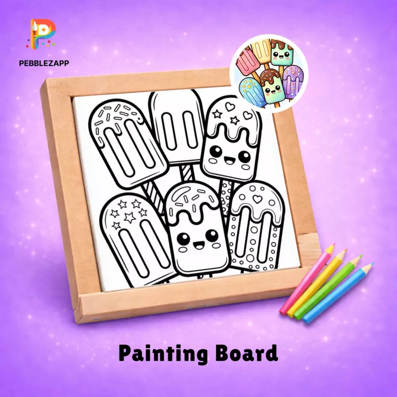 popsicles coloring