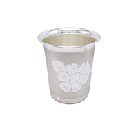 Silver Tumbler , Glass