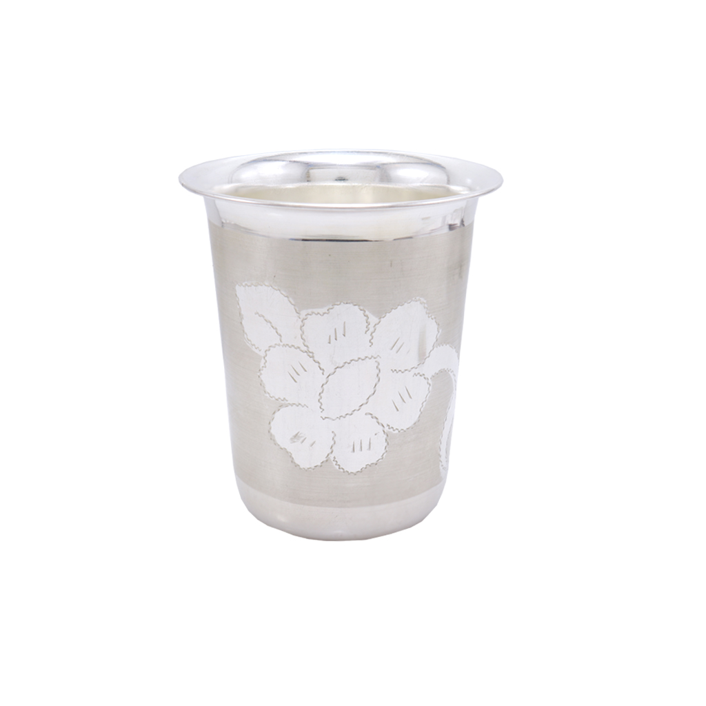 Silver Tumbler , Glass