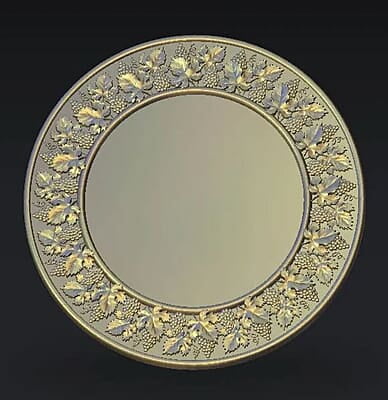 3D Carving Mirror Frame 010
