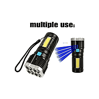 Zigdeal USB Rechargeable Flashlight – Bright LED Torch | Portable | Emergency Light