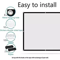 Tonzo Fabric 4:3 Projector Screen (150 Inch)