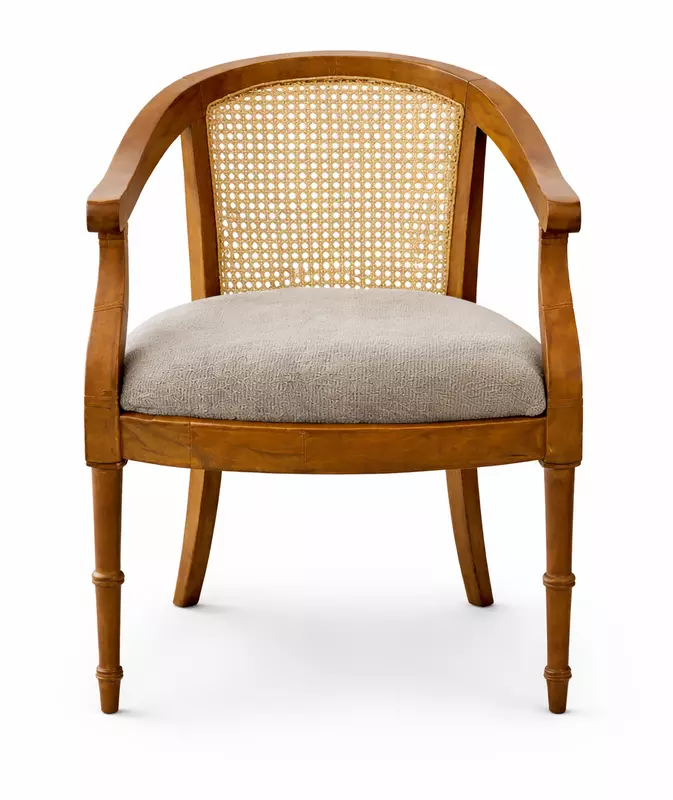 Lord Solidwood Cane Accent Chair