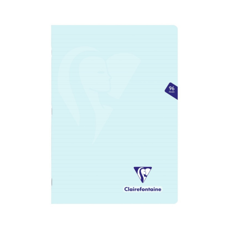 Clairefontaine MIMESYS PASTEL Stapled Notebooks, 90gsm SKY BLUE