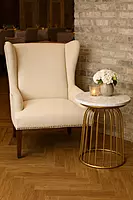 Brom Marble Top Sofa Peg Table