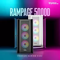 Coconut Rampage 5000D Stylish & Spacious Gaming Tower