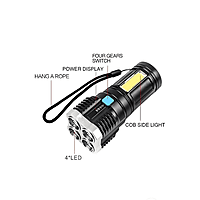 Zigdeal USB Rechargeable Flashlight – Bright LED Torch | Portable | Emergency Light