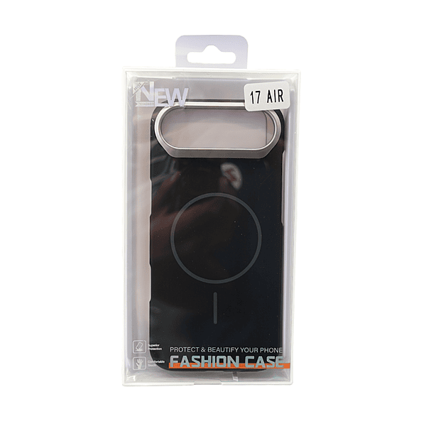 ZigDeal iPhone 17 Air Black Fashion Case – Stylish Design | Slim Fit Protection