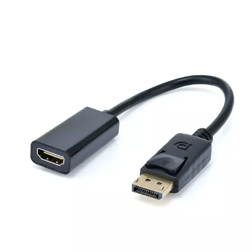 DisplayPort Male (DP) To 4K HDMI Female Adapter 1080 @ 60Hz Converter for PC/Laptop/Projector/HDTV (Black/White)