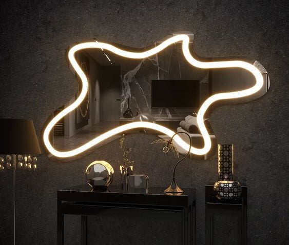 LED Touch Sensor Mirror for Living Room 08 LED Touch Sensor Mirror for Living Room 08