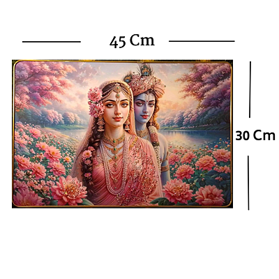 Radha Krishna Premium Wall Art Frame (45 × 30 cm) – Divine Love & Serenity Home Décor(45 × 30 cm) – Divine Love & Serenity Home Décor Radha Krishna Premium Wall Art Frame (45 × 30 cm) – Divine Love & Serenity Home Décor(45 × 30 cm) – Divine Love & Serenity Home Décor