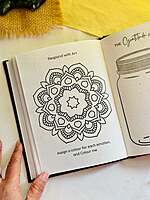 Gratitude journal- Aqua Flower