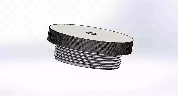 Fixture M.S, OD 100 X 35 MM L 1-4" FITTING ON FIXTURE FOR AIR SUPPLY