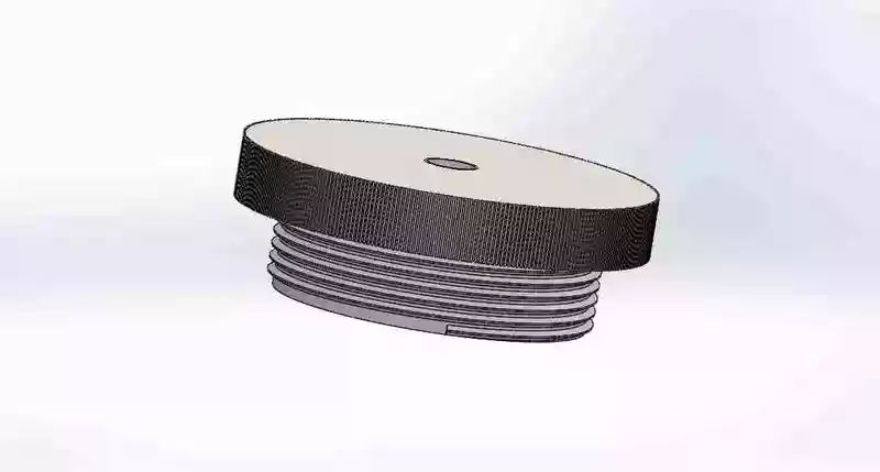 Fixture M.S, OD 100 X 35 MM L 1-4" FITTING ON FIXTURE FOR AIR SUPPLY