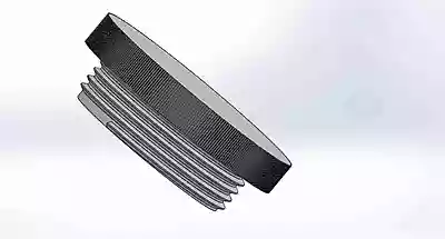 M.S., Fixture OD 100 X 35 MM L FOR CLOSING SIDE PORT