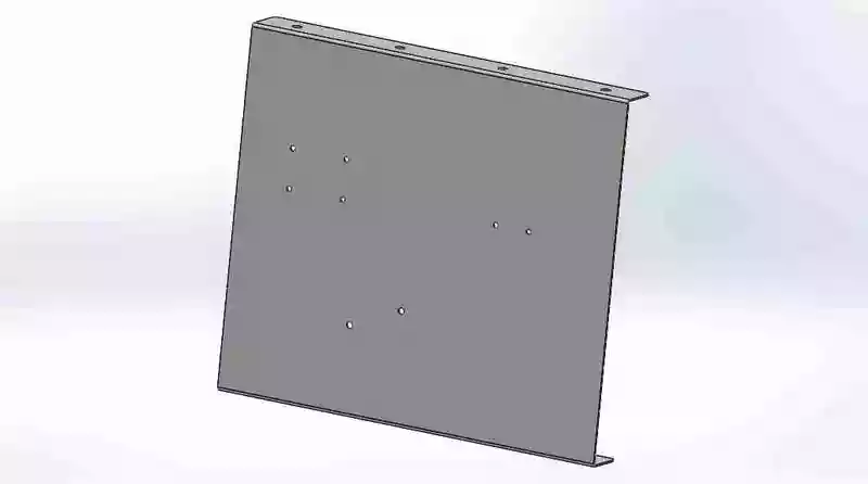 M.S., 1.5 MM THK SHEET,  PNUEMATIC PARTS ARE MOUNTING ON PLATE