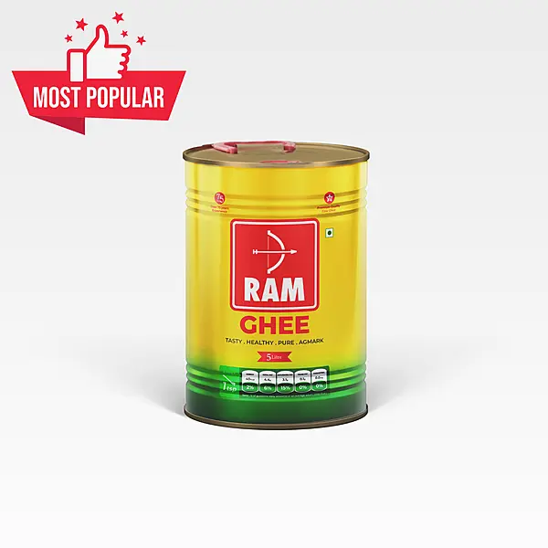Ram Cow Ghee 5L Tin