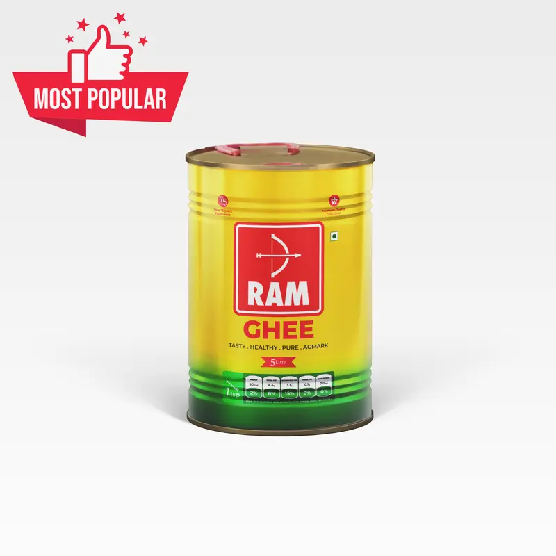 Ram Cow Ghee 5L Tin