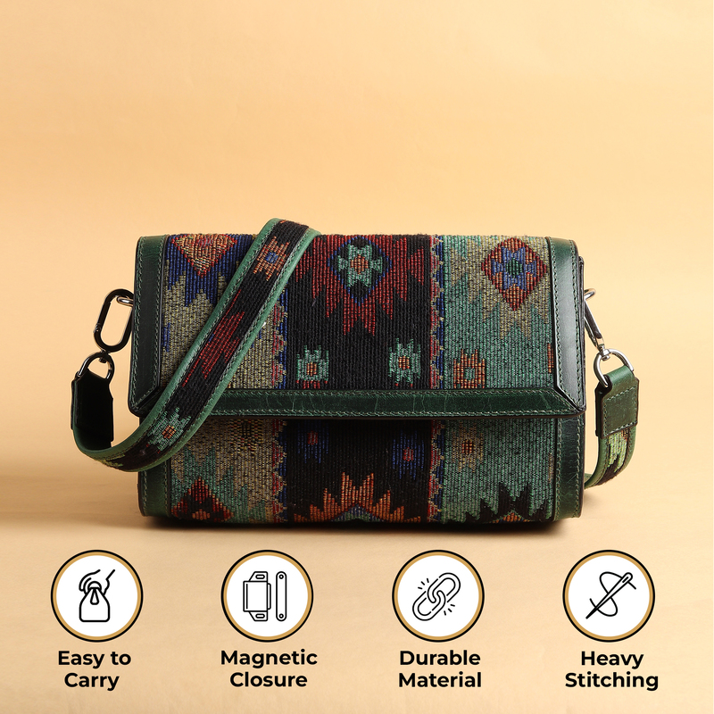 CROSS BODY FLAP VERDE